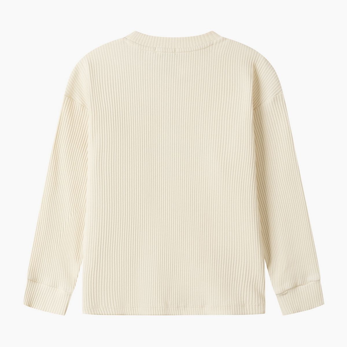베네통키즈(BENETTONKIDS) 레터링 골지 티셔츠_QATS11641CR