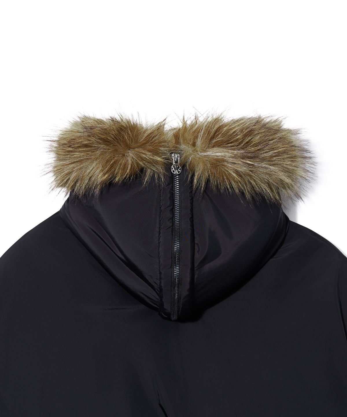 유희(YOUHEE) MA-1 FUR HOOD JUMPER_BLACK
