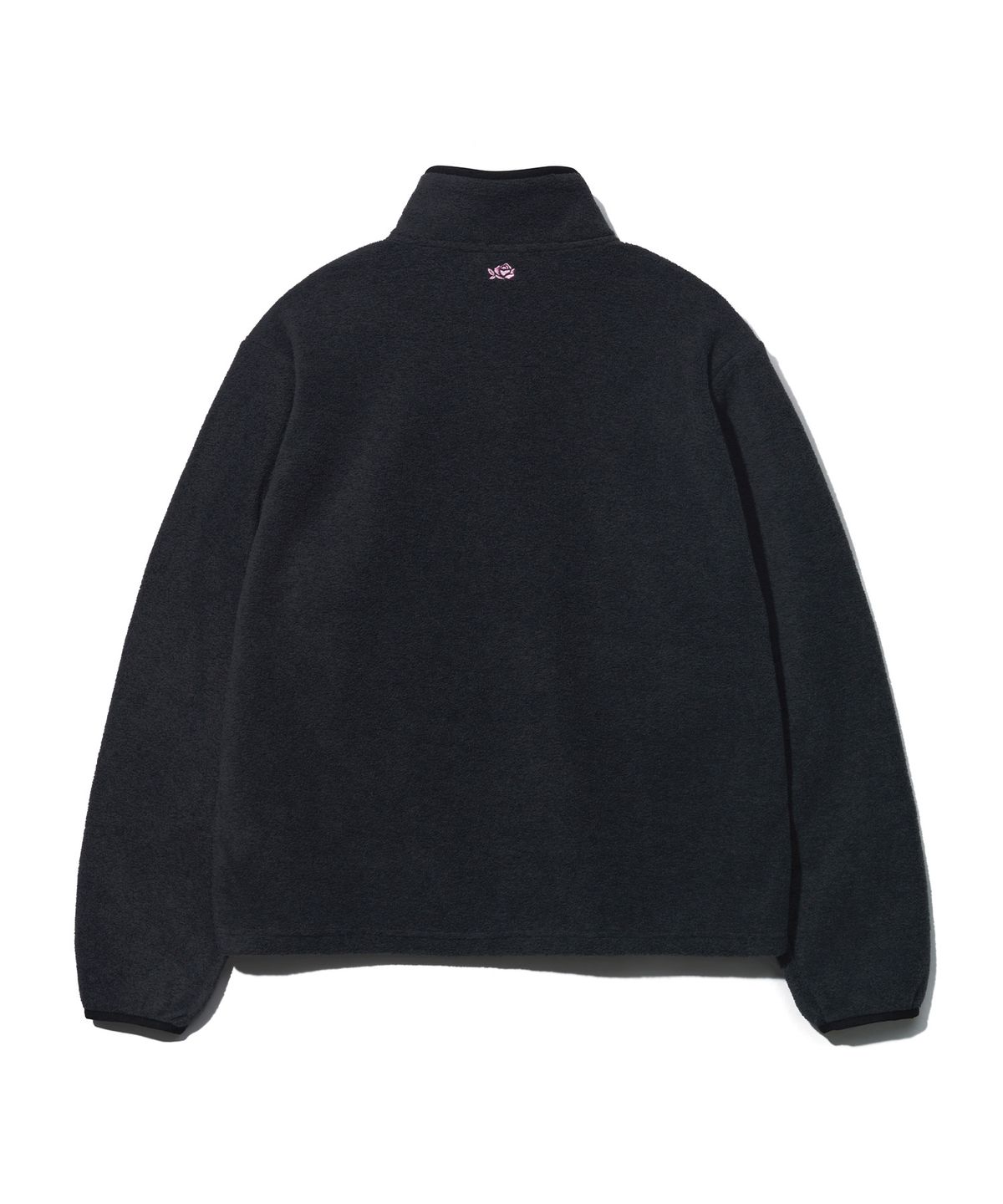 유희(YOUHEE) FLEECE YOUHEE LOGO ZIP-UP_CHARCOAL