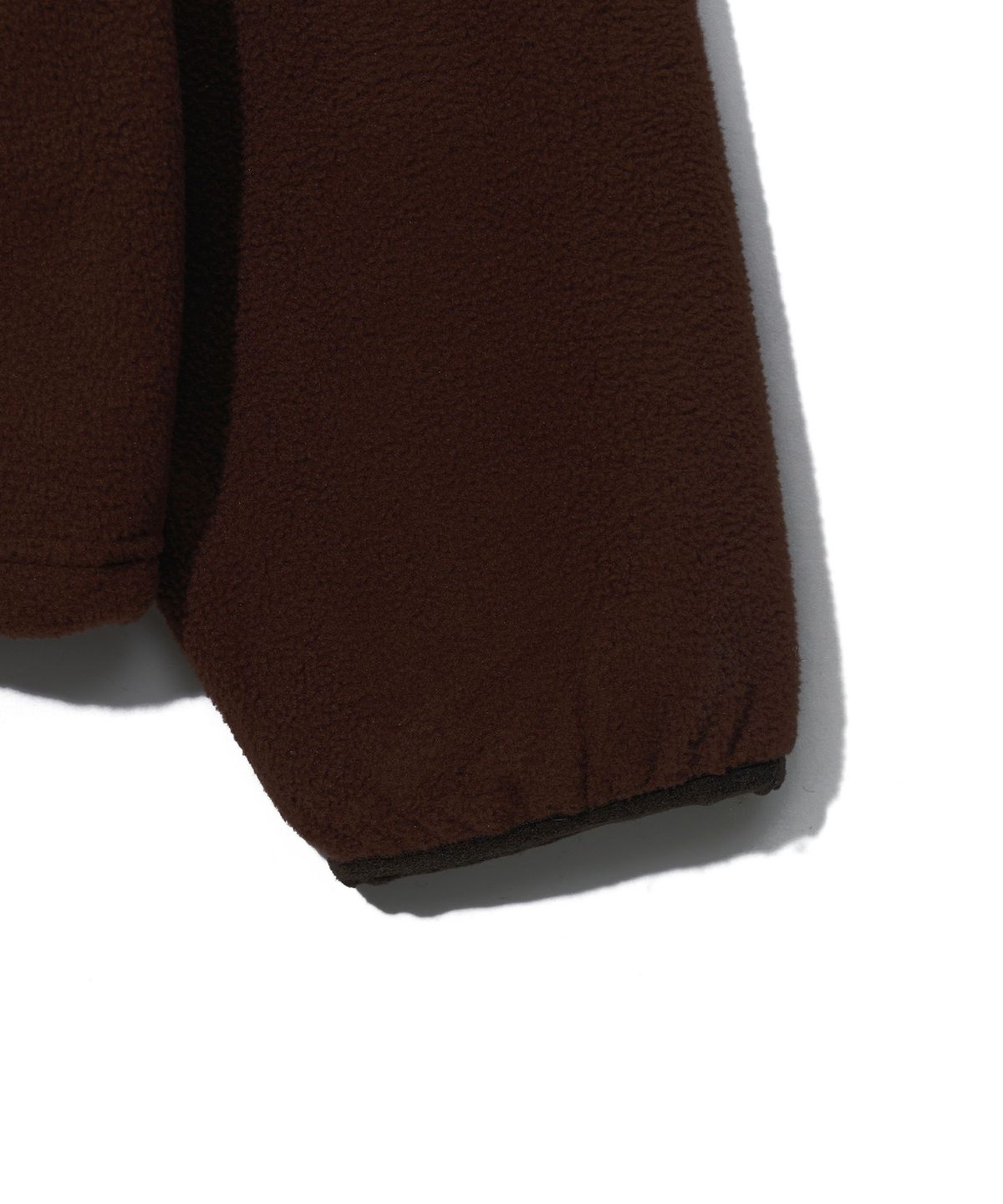 유희(YOUHEE) FLEECE YOUHEE LOGO ZIP-UP_BROWN