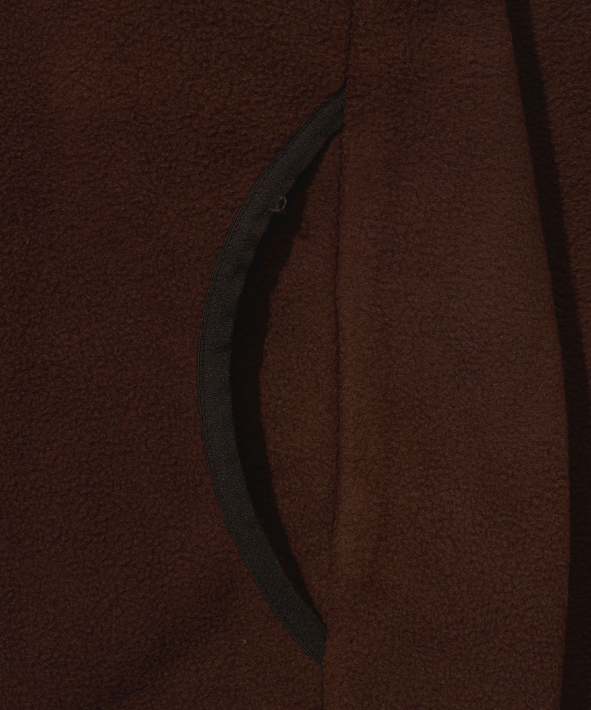 유희(YOUHEE) FLEECE YOUHEE LOGO ZIP-UP_BROWN