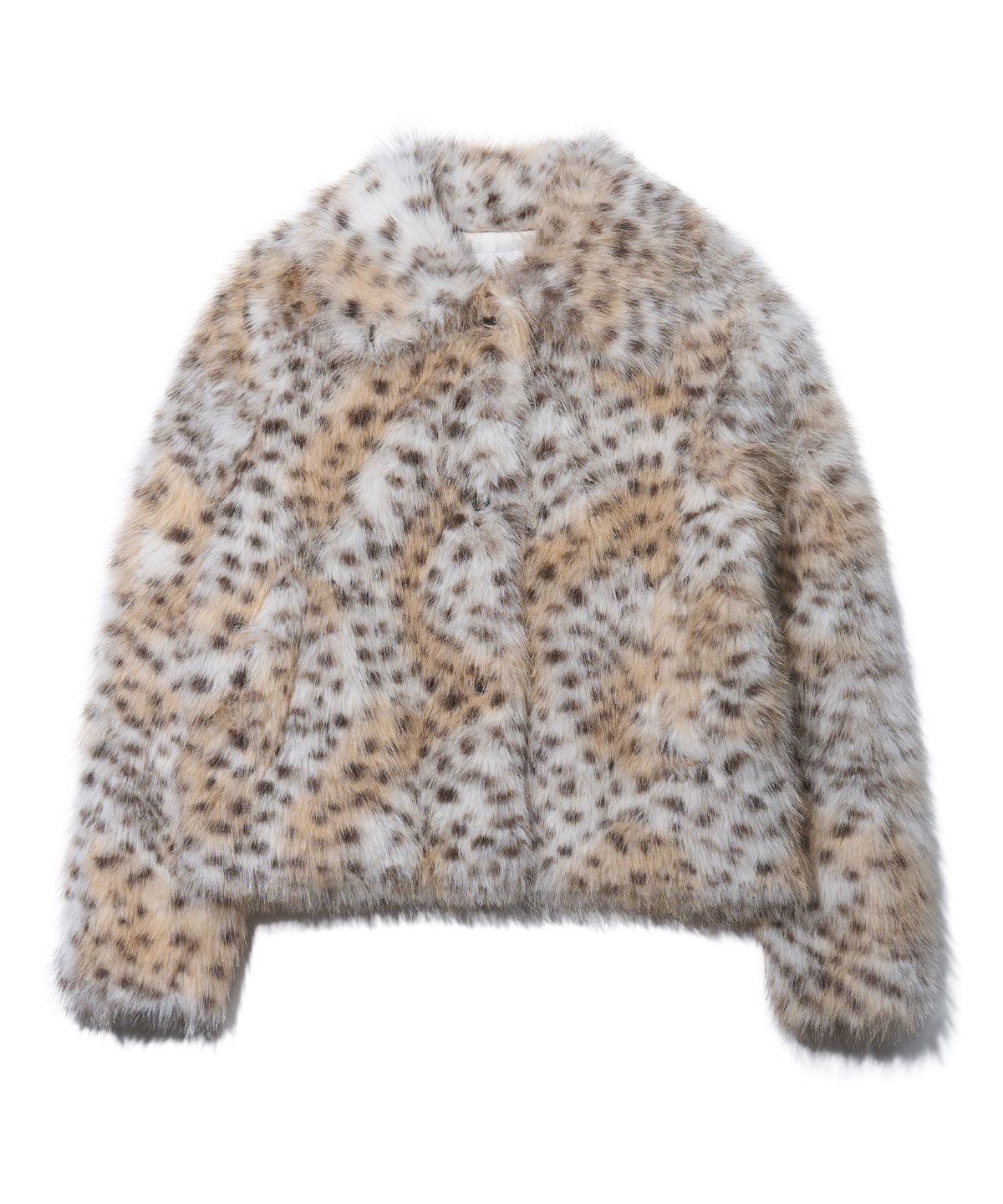 유희(YOUHEE) SHORT FUR JACKET_BEIGE