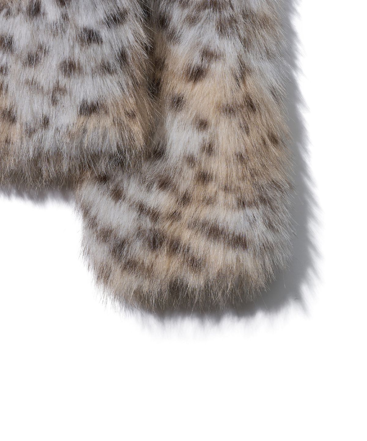 유희(YOUHEE) SHORT FUR JACKET_BEIGE