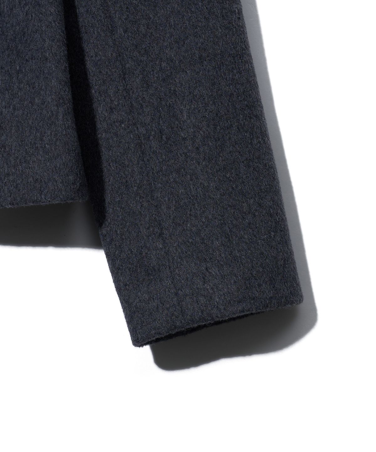 유희(YOUHEE) DETACHABLE HOOD DOUBLE COAT_CHARCOAL
