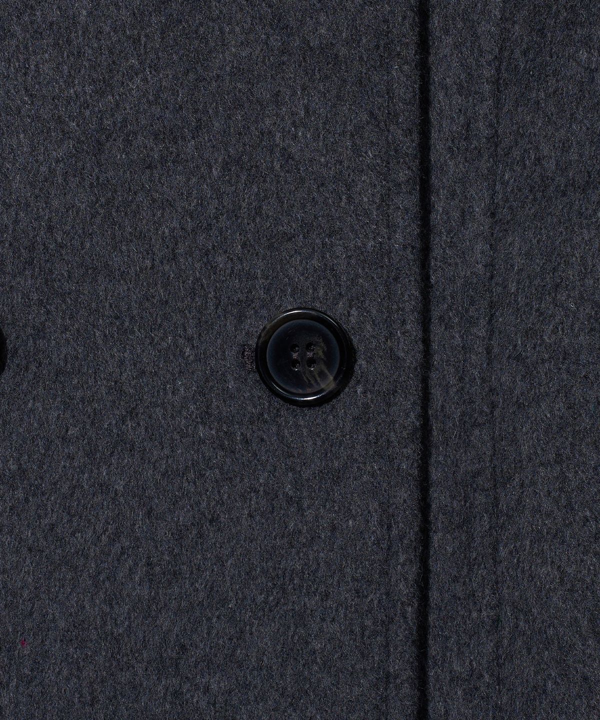 유희(YOUHEE) DETACHABLE HOOD DOUBLE COAT_CHARCOAL