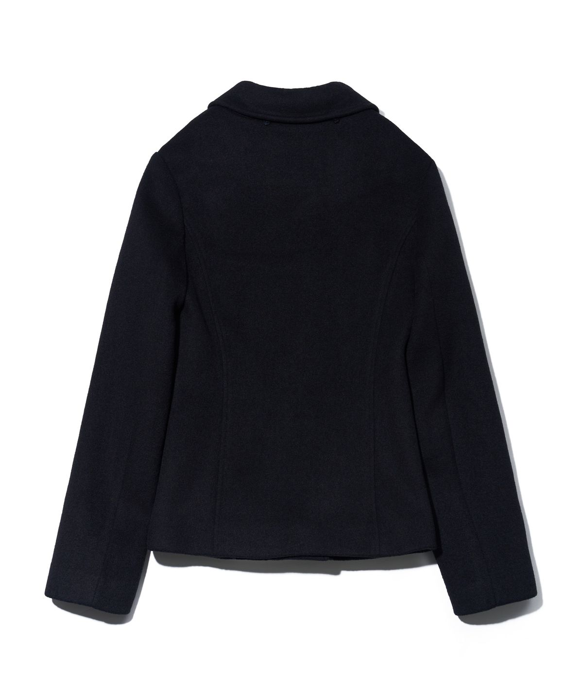 유희(YOUHEE) DETACHABLE HOOD DOUBLE COAT_BLACK