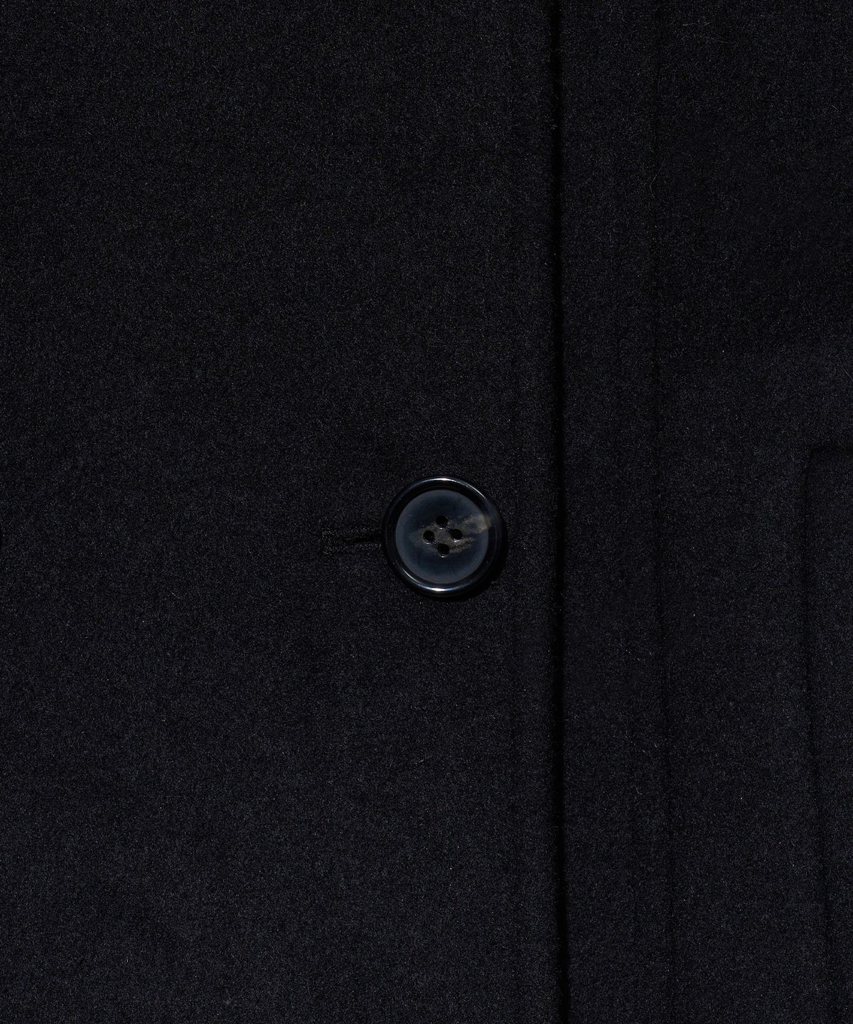 유희(YOUHEE) DETACHABLE HOOD DOUBLE COAT_BLACK