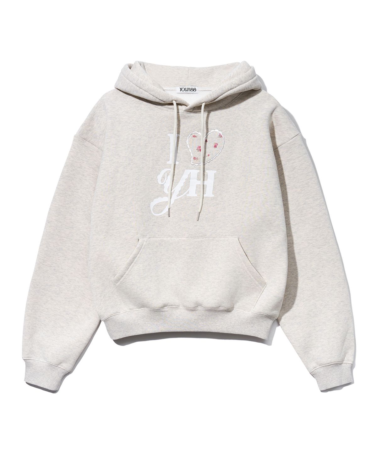 유희(YOUHEE) I LOVE YH HOODIE_OATMEAL