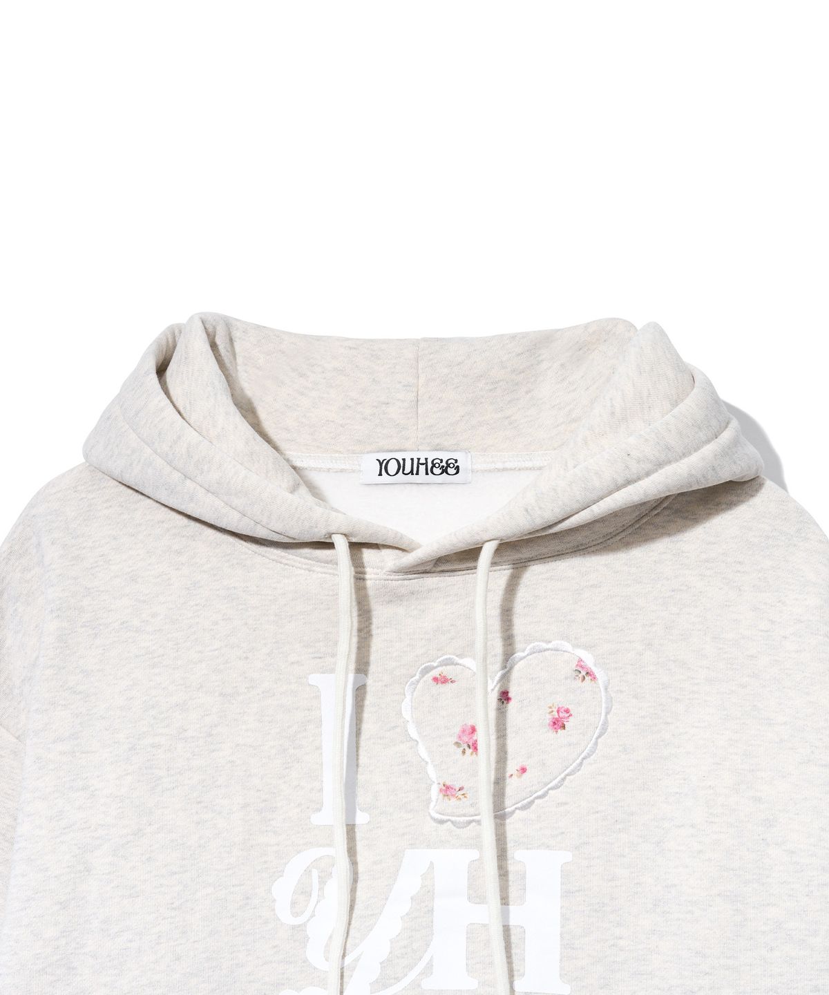 유희(YOUHEE) I LOVE YH HOODIE_OATMEAL