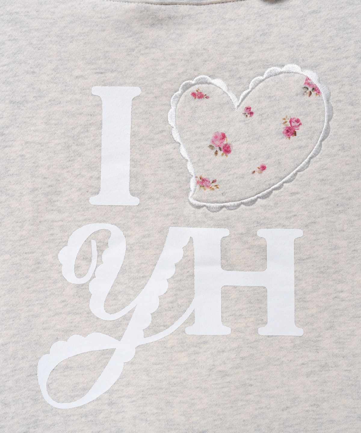 유희(YOUHEE) I LOVE YH HOODIE_OATMEAL