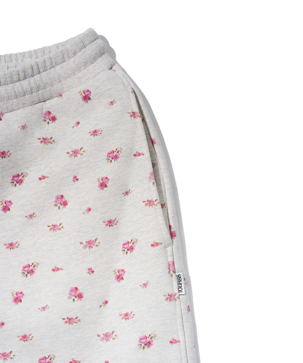 유희(YOUHEE) FLOWER SWEATPANTS_OATMEAL