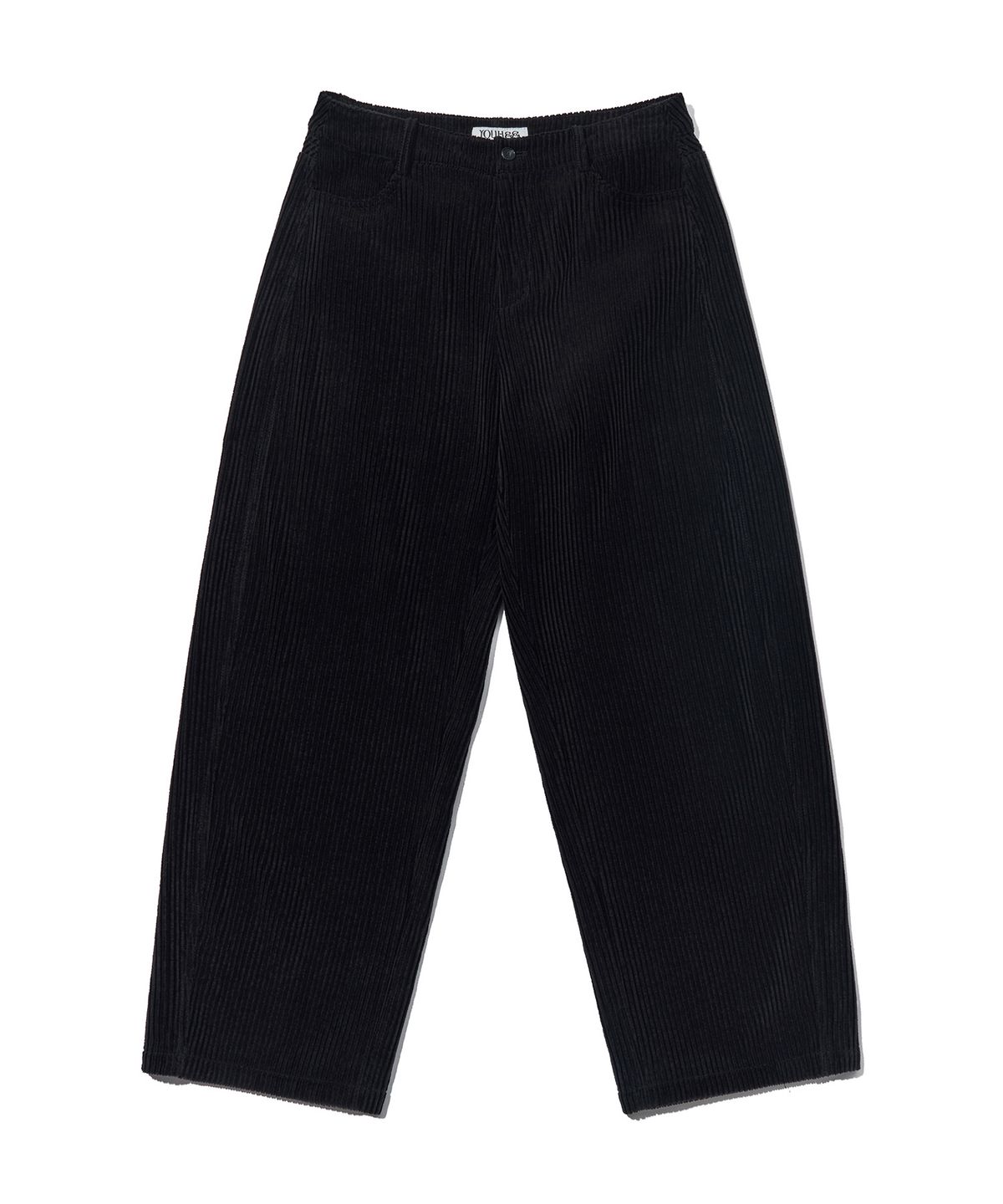 유희(YOUHEE) YOUHEE CORDUROY WIDE PANTS_BLACK
