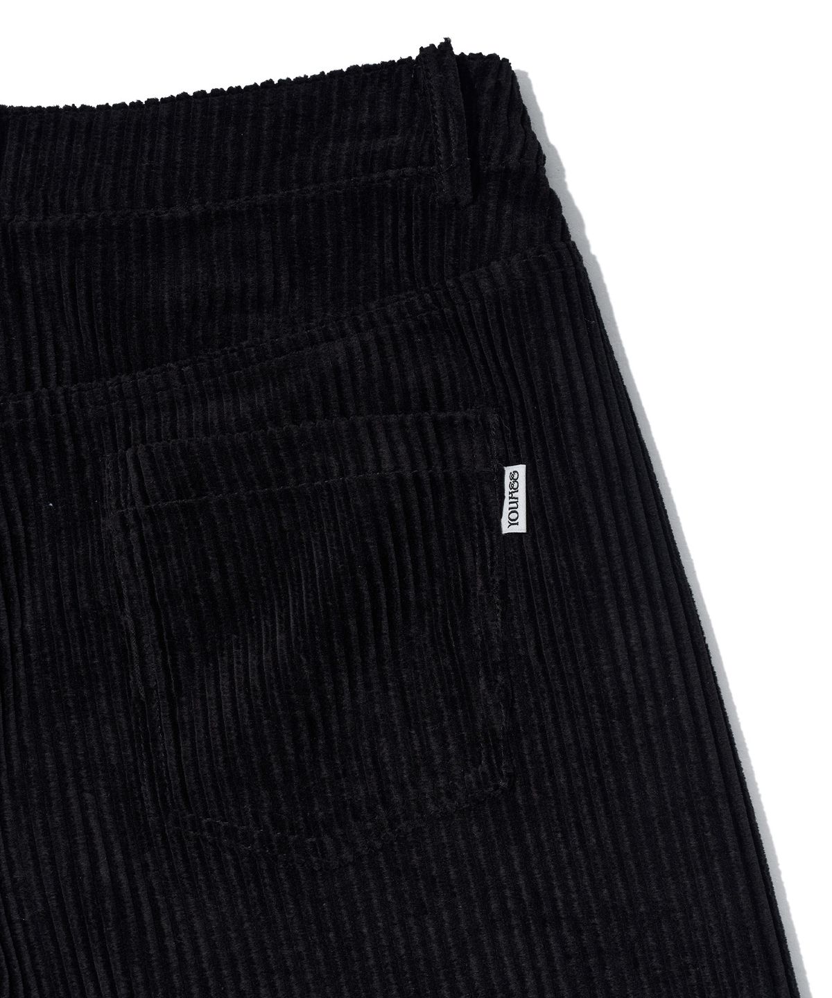 유희(YOUHEE) YOUHEE CORDUROY WIDE PANTS_BLACK