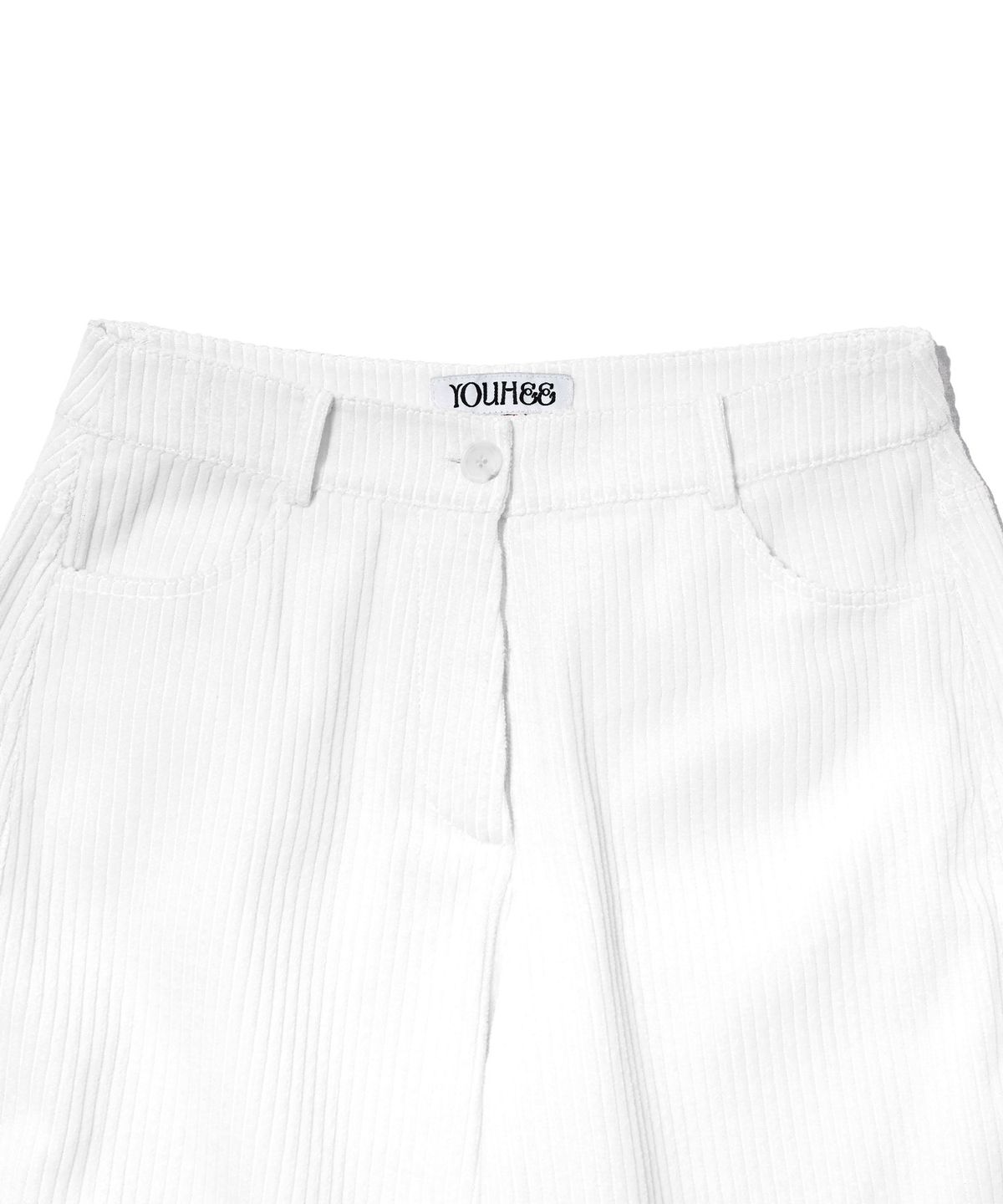 유희(YOUHEE) YOUHEE CORDUROY WIDE PANTS_IVORY