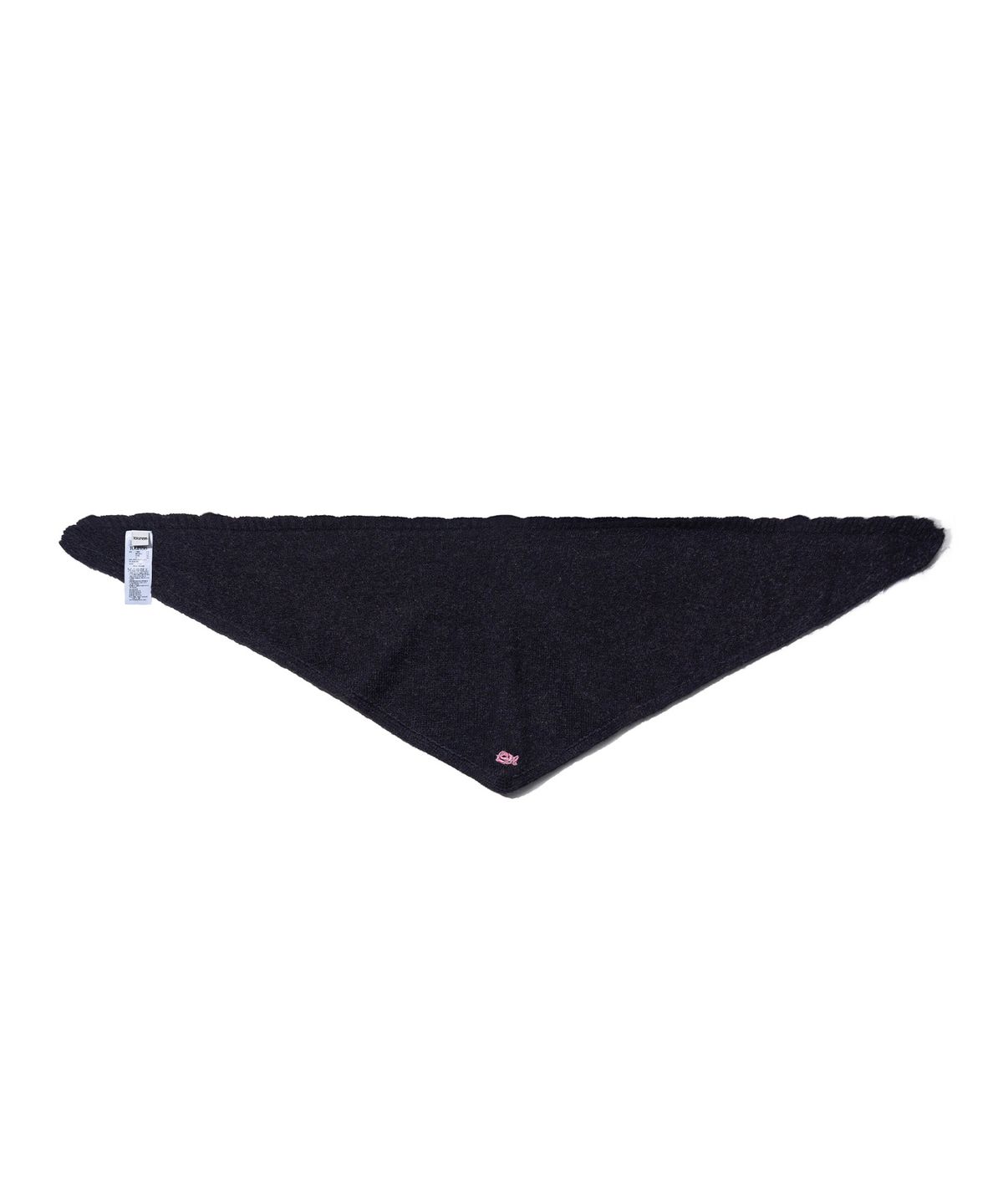 유희(YOUHEE) FLOWER YOUHEE KNIT BANDANA_BLACK