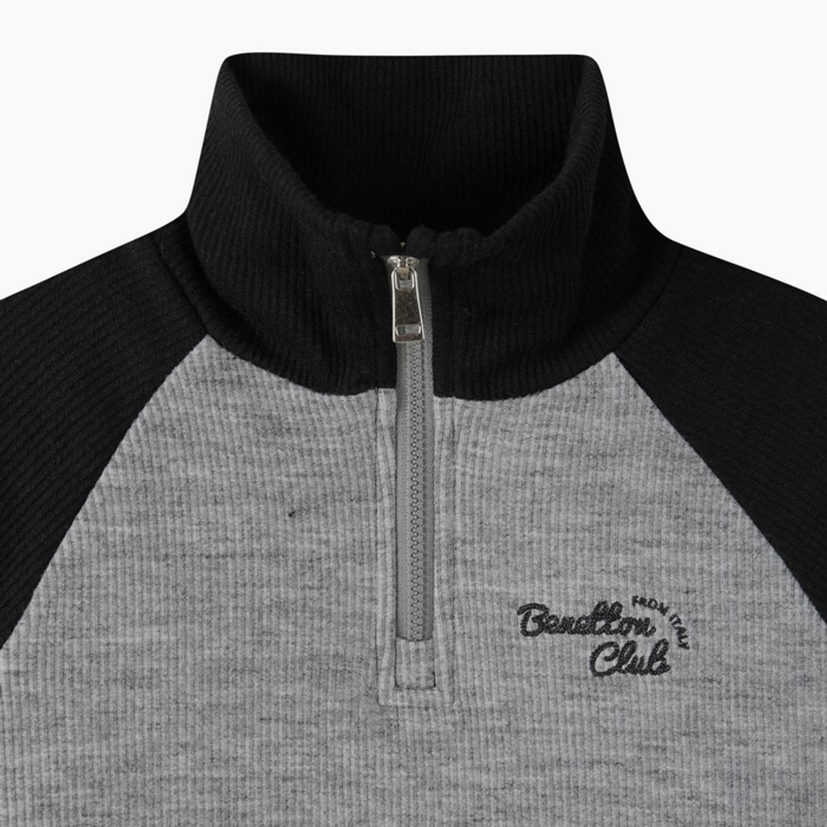 베네통키즈(BENETTONKIDS) 힙스터 골지 반집업_QATS15641MG