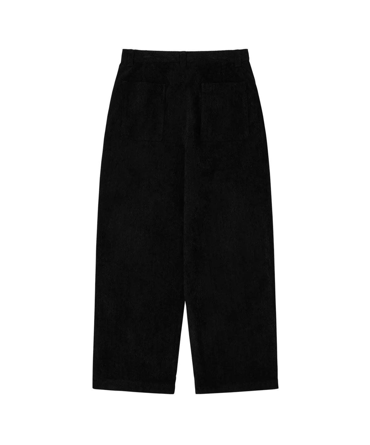 웰빙익스프레스(WELLBEING EXPRESS) Two Tuck Corduroy Pants Black