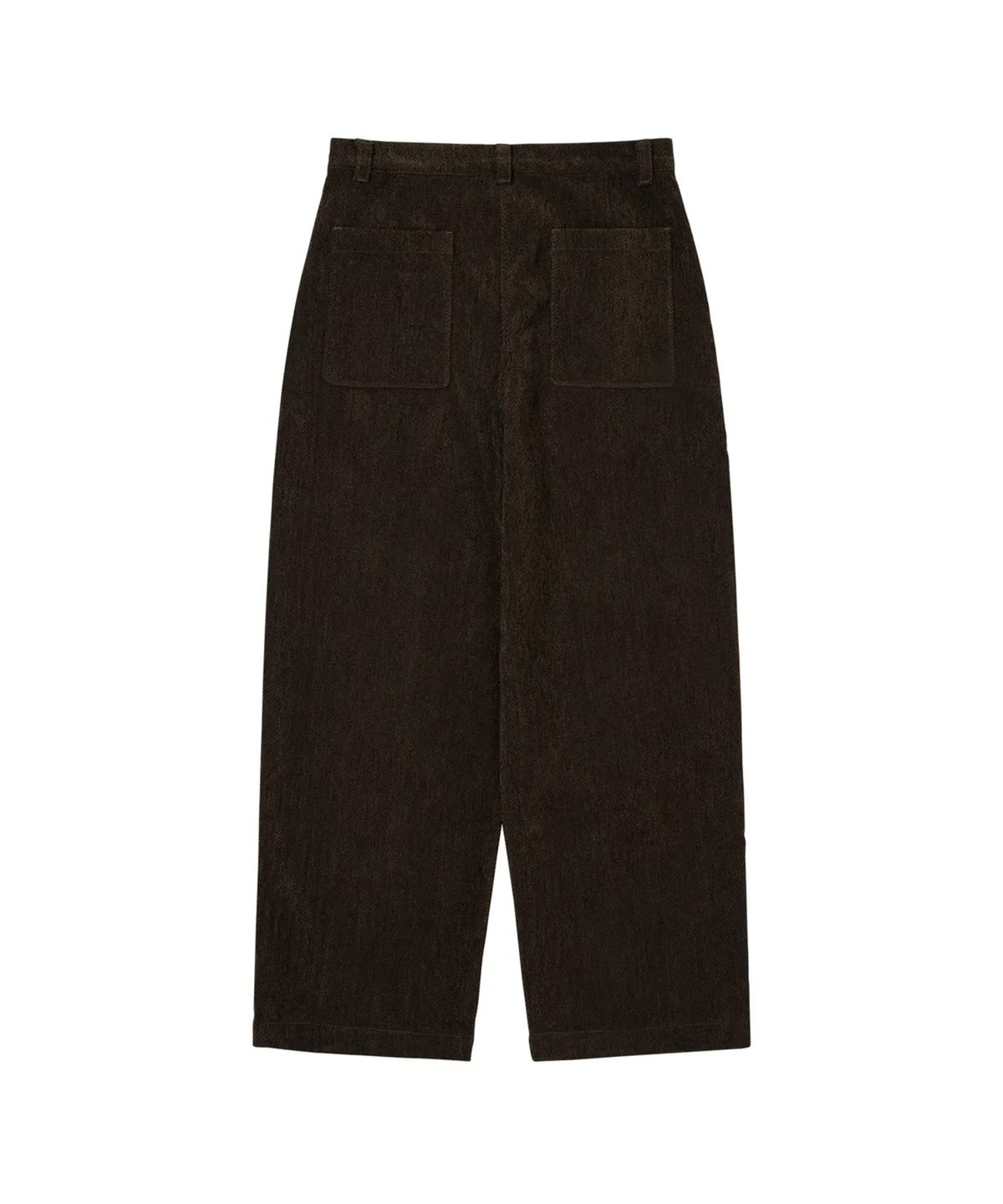웰빙익스프레스(WELLBEING EXPRESS) Two Tuck Corduroy Pants Brown