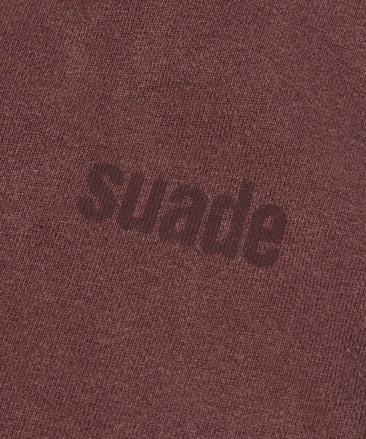 스웨이드(SUADE) CROPPED WASHED HOOD ZIP UP [WASHING BURGUNDY]