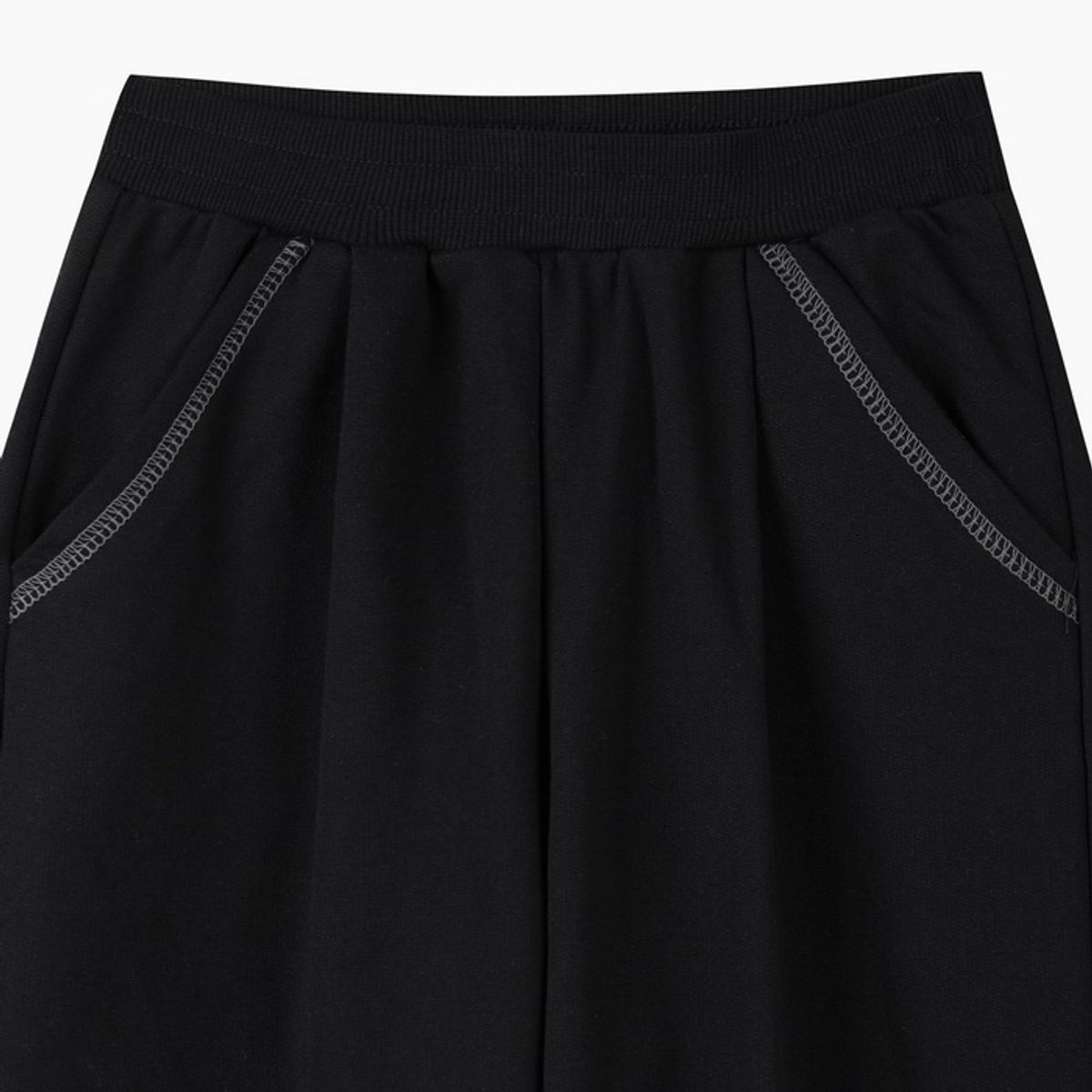 베네통키즈(BENETTONKIDS) 배기핏 트레이닝 팬츠_QATP03641BK