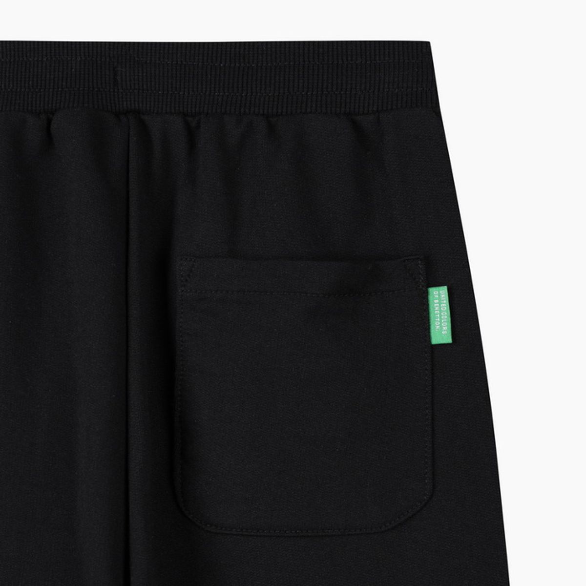 베네통키즈(BENETTONKIDS) 배기핏 트레이닝 팬츠_QATP03641BK