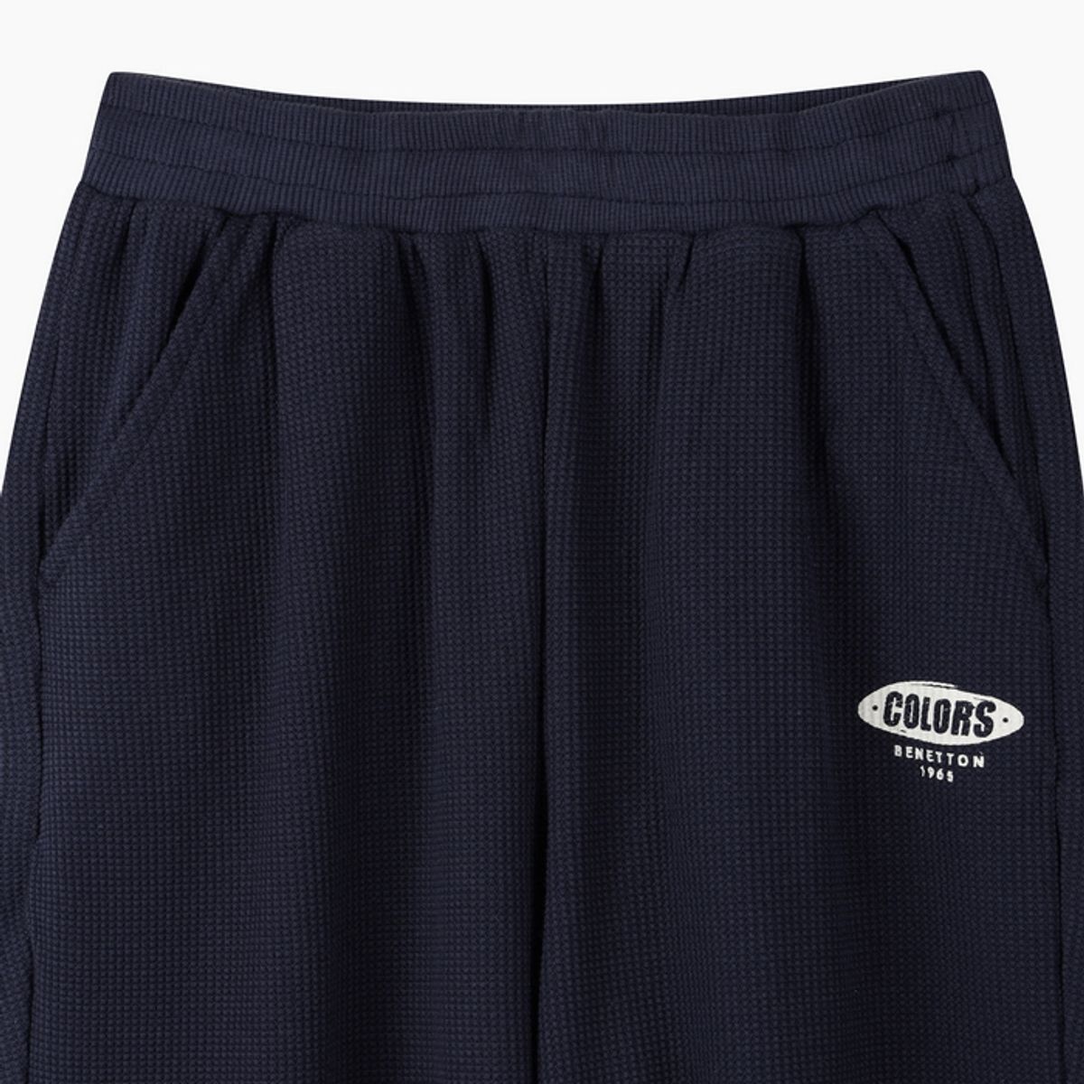 베네통키즈(BENETTONKIDS) 와플 그래픽 조거 팬츠_QATP04641NY