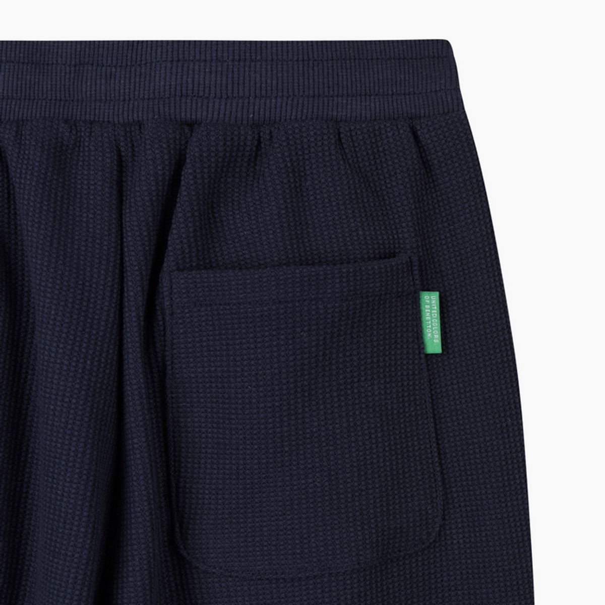 베네통키즈(BENETTONKIDS) 와플 그래픽 조거 팬츠_QATP04641NY