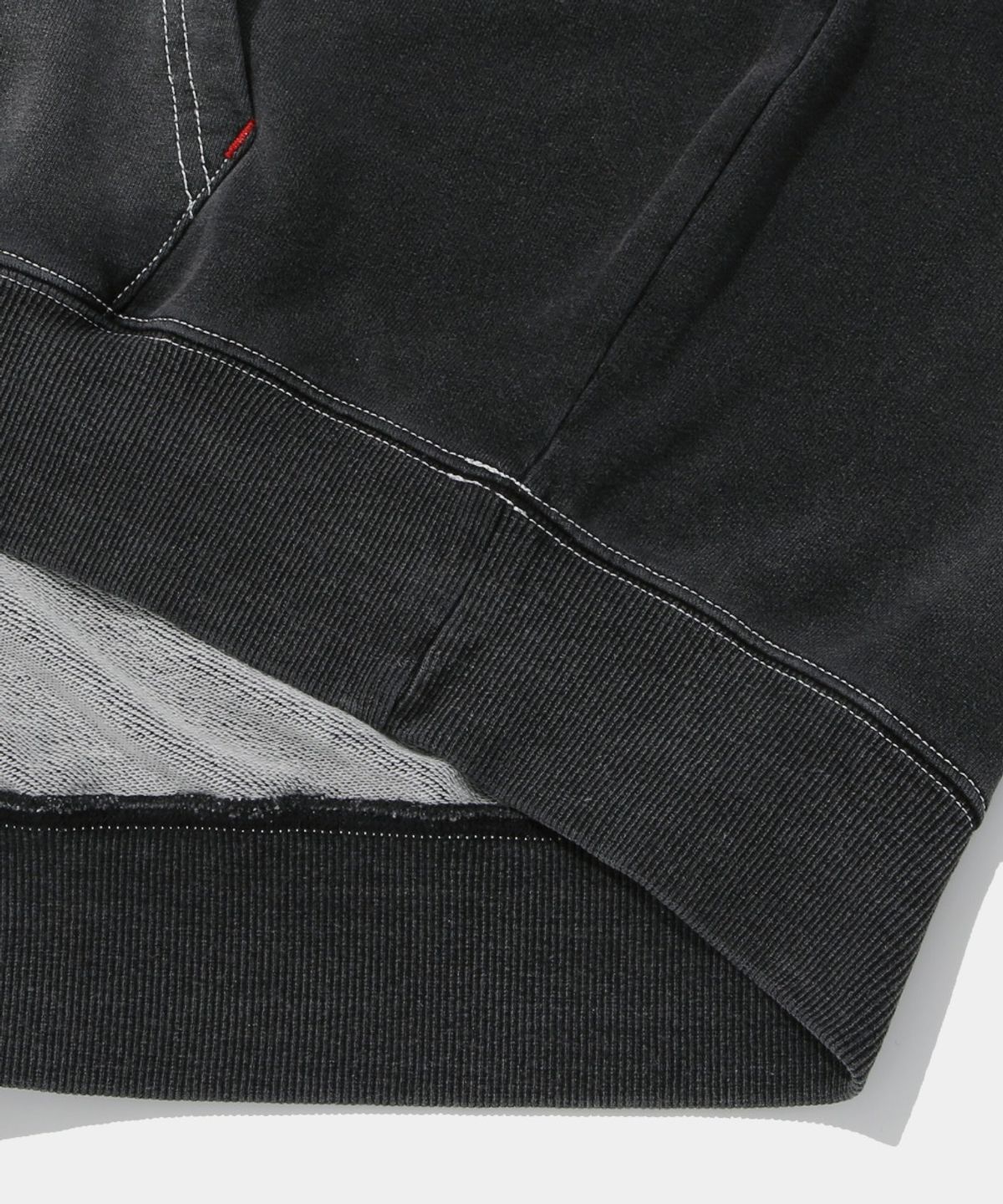 컬럼비아 유니버시티(COLUMBIA UNIVERSITY) BIG ARCH RUBBER DENIM TERRY HOODIE_BLACK DENIM