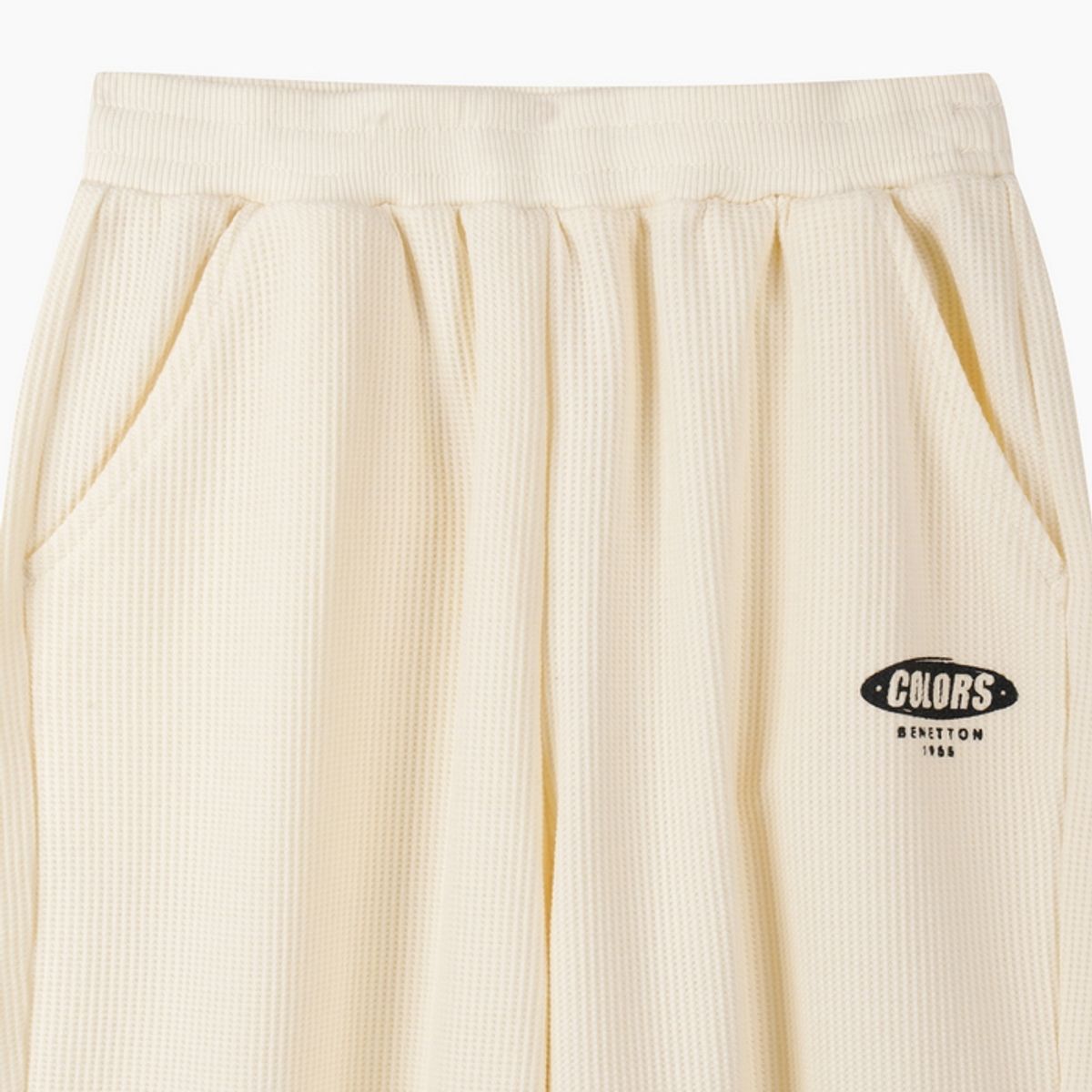 베네통키즈(BENETTONKIDS) 와플 그래픽 조거 팬츠_QATP04641IV
