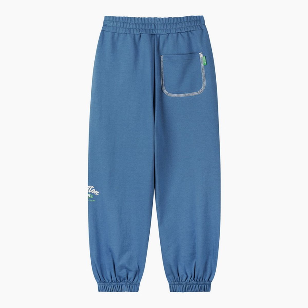 베네통키즈(BENETTONKIDS) 그래픽 포인트 조거 팬츠_QATP01641BL