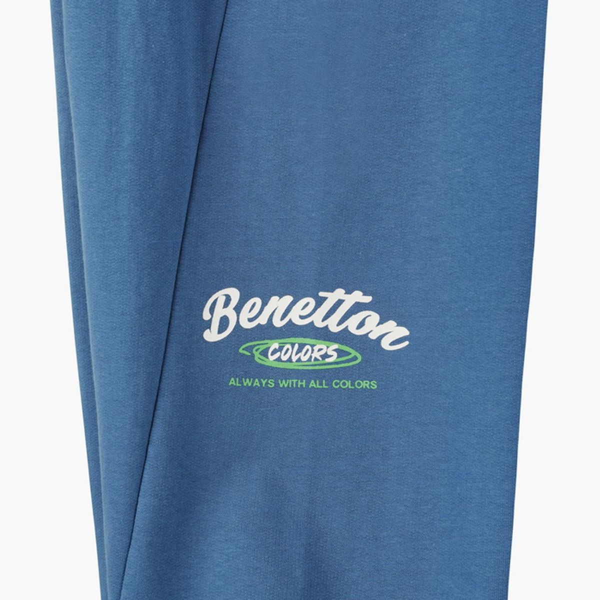 베네통키즈(BENETTONKIDS) 그래픽 포인트 조거 팬츠_QATP01641BL