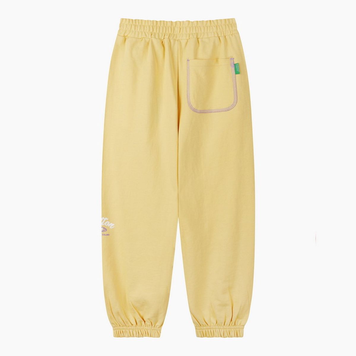 베네통키즈(BENETTONKIDS) 그래픽 포인트 조거 팬츠_QATP01641YE