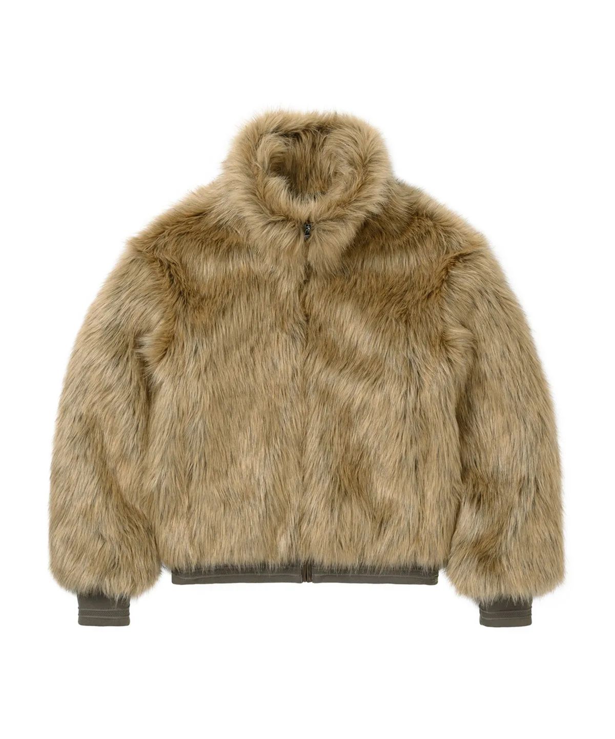 웰빙익스프레스(WELLBEING EXPRESS) Fur Jacket Camel