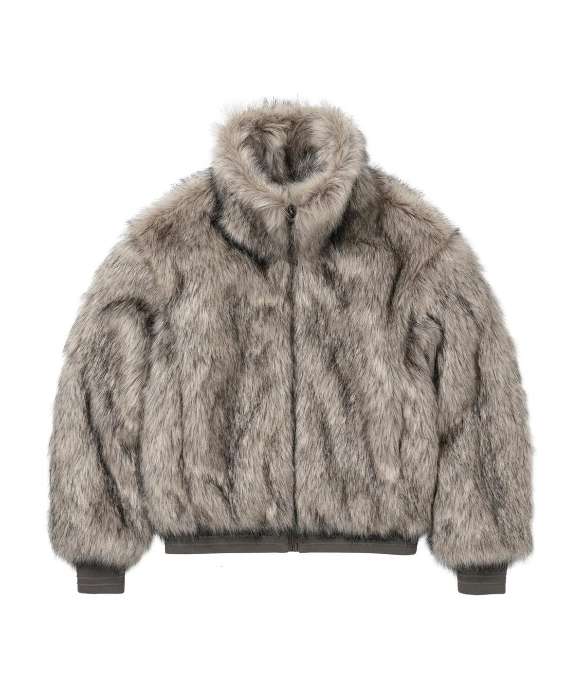 웰빙익스프레스(WELLBEING EXPRESS) Fur Jacket Grey