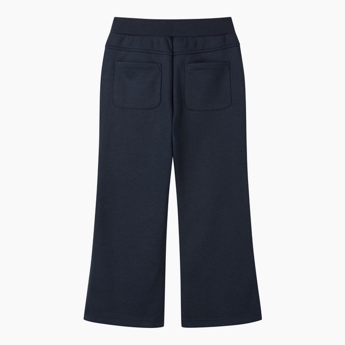 베네통키즈(BENETTONKIDS) 부츠컷 양면 피케 팬츠_QALG01641NY