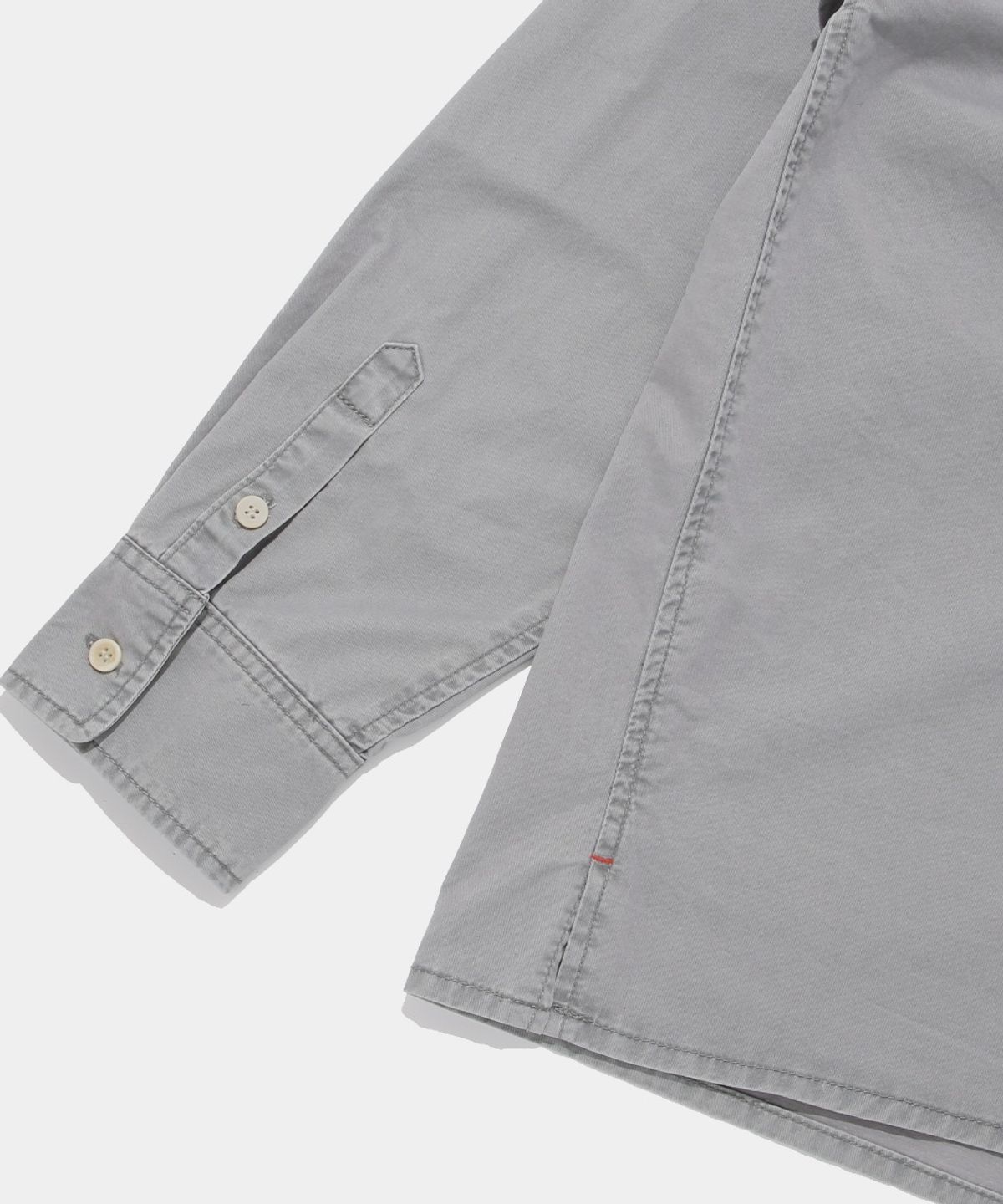 컬럼비아 유니버시티(COLUMBIA UNIVERSITY) SL-LABEL WASHED BIG POCKET TWILL SHIRT_GRAY