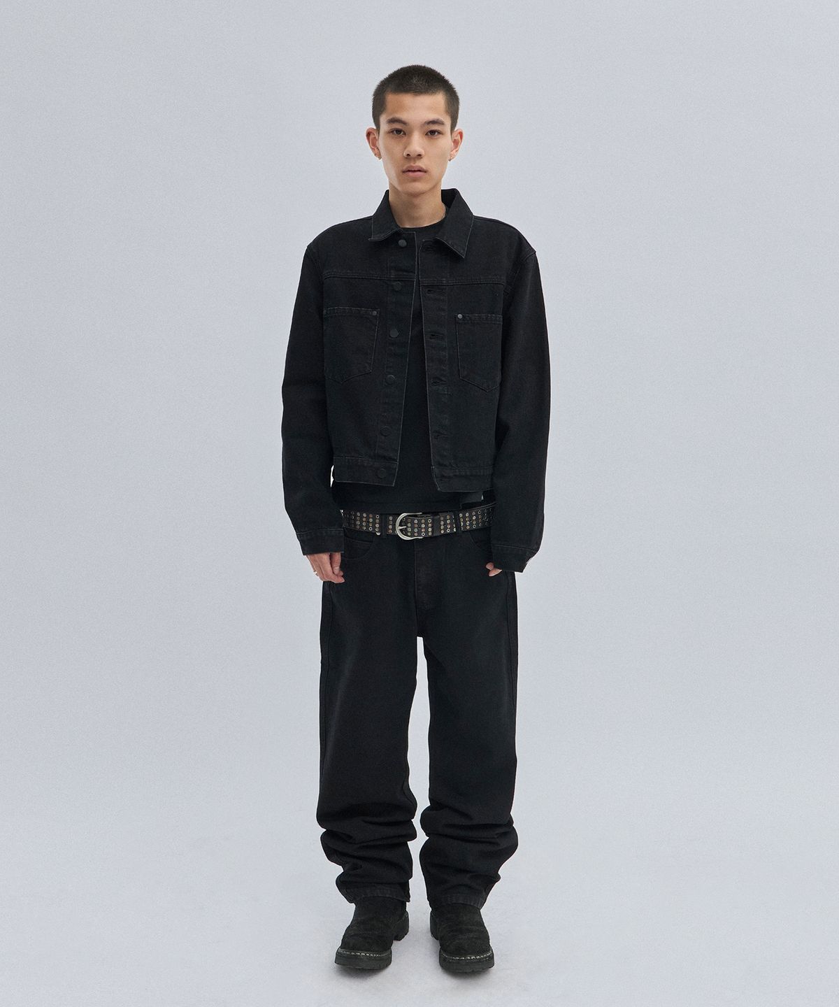 스웨이드(SUADE) TYPE 3 DENIM JACKET [BLACK]