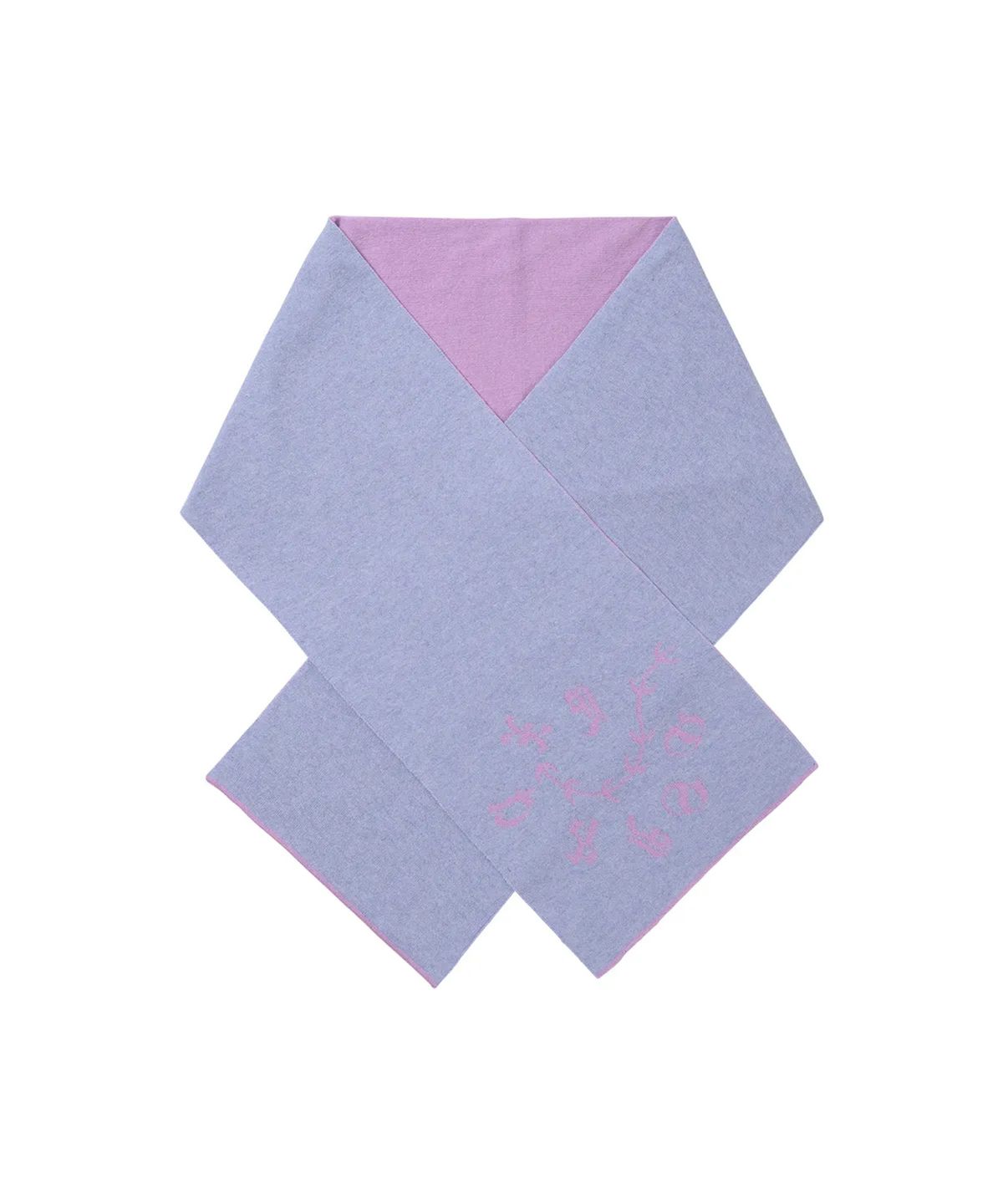 웰빙익스프레스(WELLBEING EXPRESS) WBE Logo Muffler Purple
