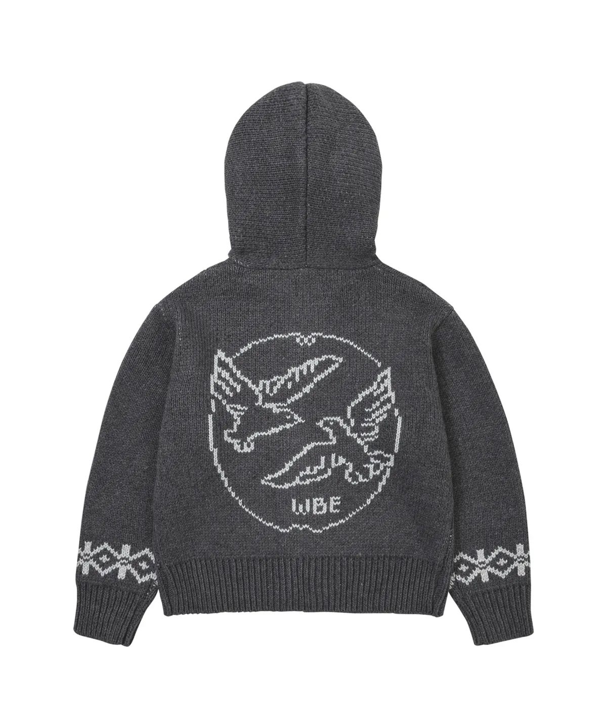 웰빙익스프레스(WELLBEING EXPRESS) Fur Cowichan Hoodie Charcoal