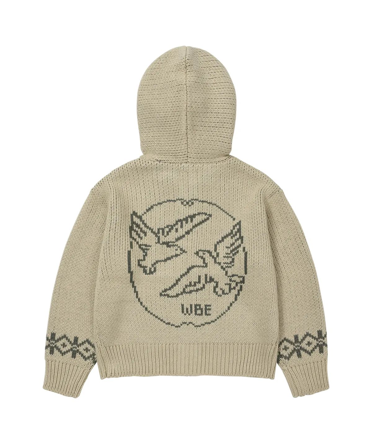 웰빙익스프레스(WELLBEING EXPRESS) Fur Cowichan Hoodie Beige