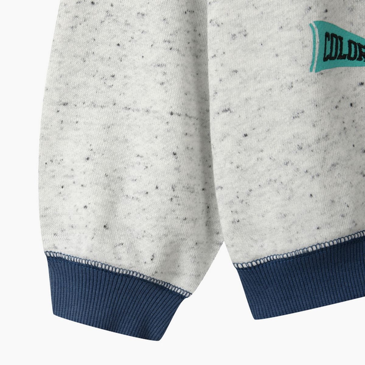 베네통키즈(BENETTONKIDS) 드로잉 터치 맨투맨_QAMT07641MG