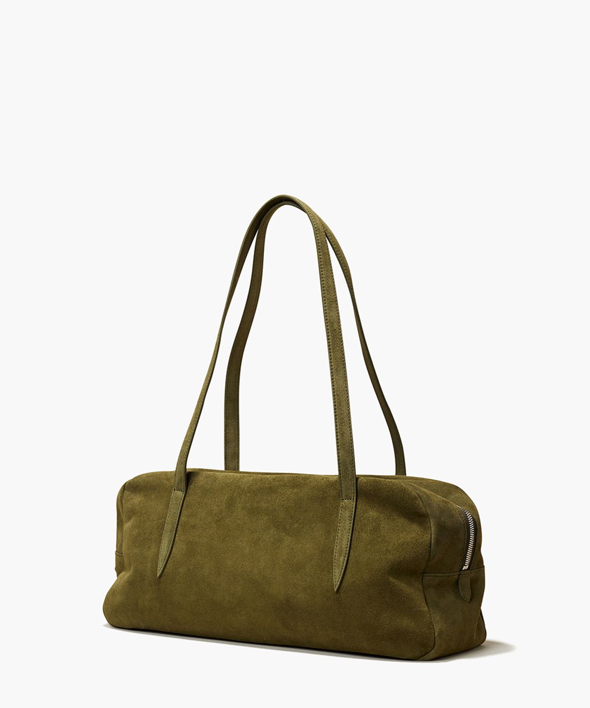플로르(FLOR) 윌로 플루트 숄더백 Willo Flute Bag Suede Olive