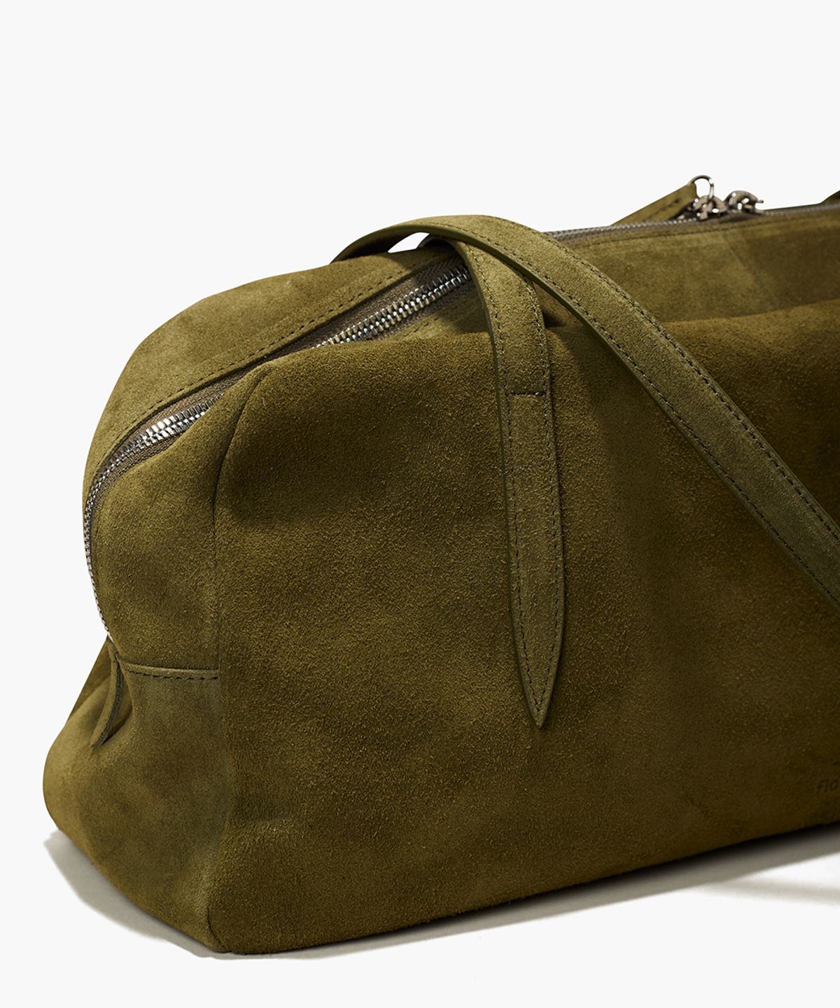 플로르(FLOR) 윌로 플루트 숄더백 Willo Flute Bag Suede Olive