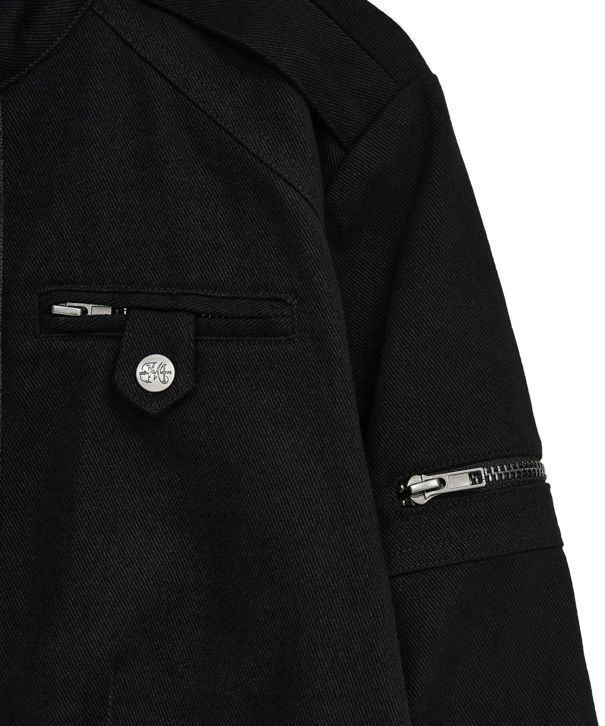 미드나잇 무브(MIDNIGHT MOVE) 2 zip jacket (black)