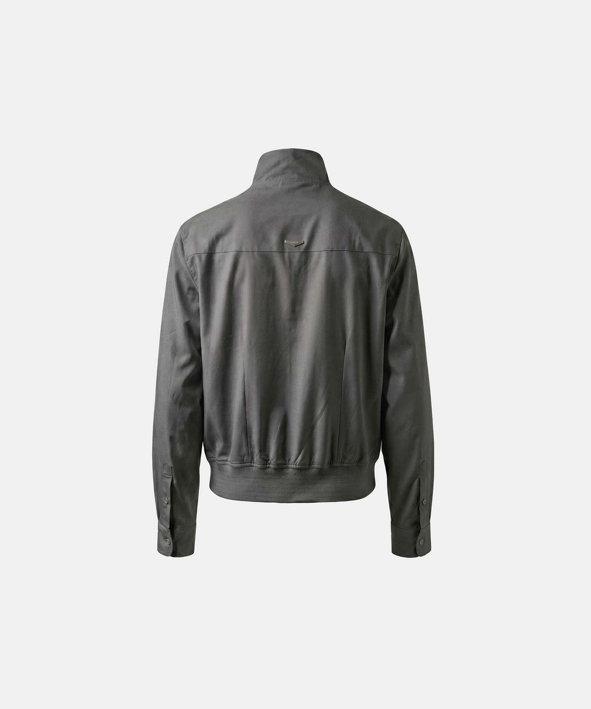 배드블러드(BADBLOOD) Contour High-Neck Lightweight Bomber Shacket - Gray