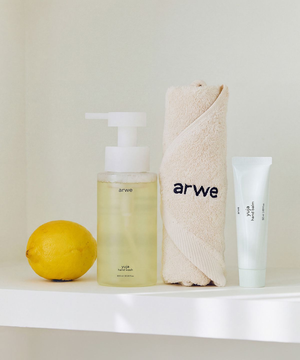 아르베(ARWE) [선물세트/핸드타월 증정] 핸드 케어 세트 (워시+밤+타월) (2종 중 택1)