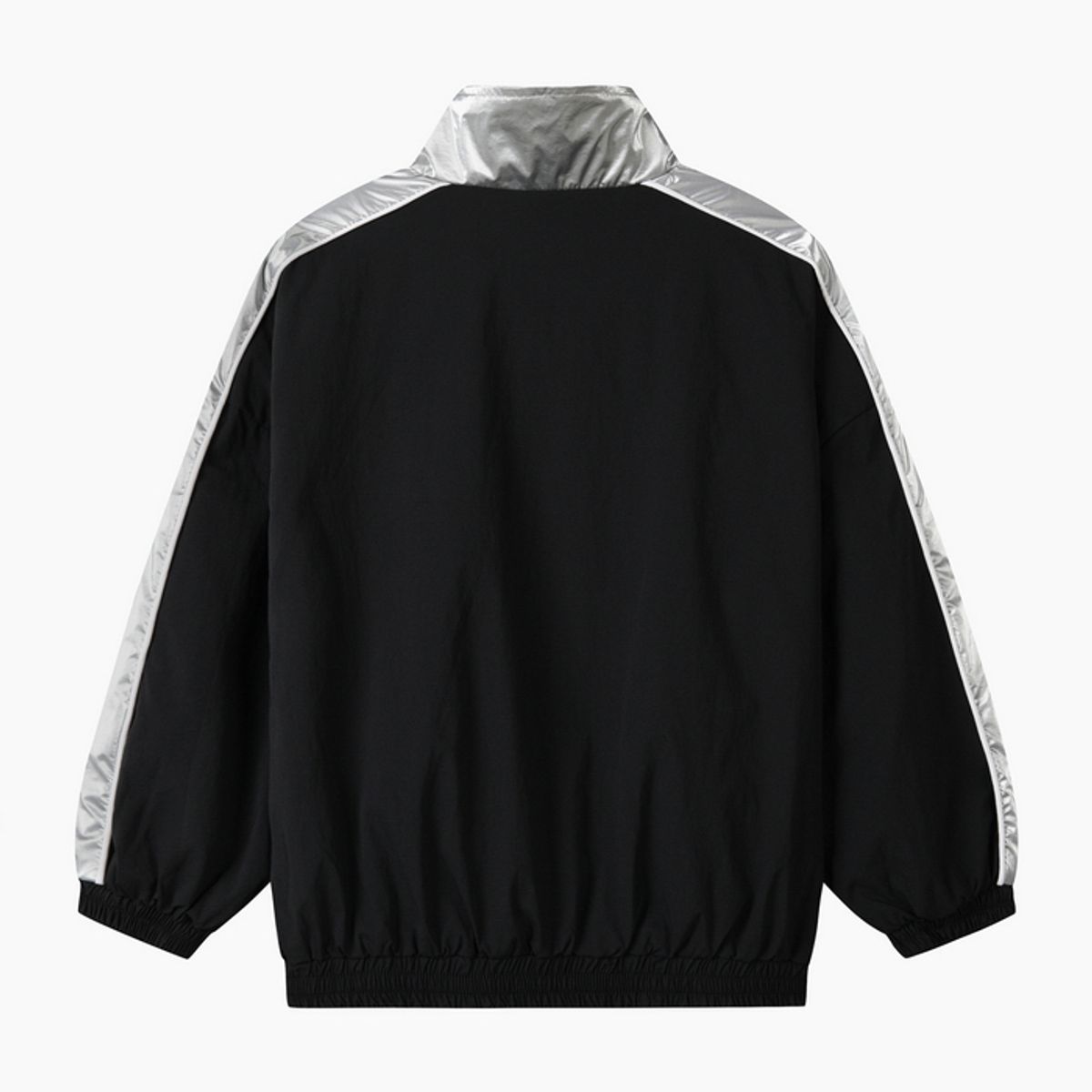베네통키즈(BENETTONKIDS) 스트릿 배색 화섬 점퍼_QAJP01641BK