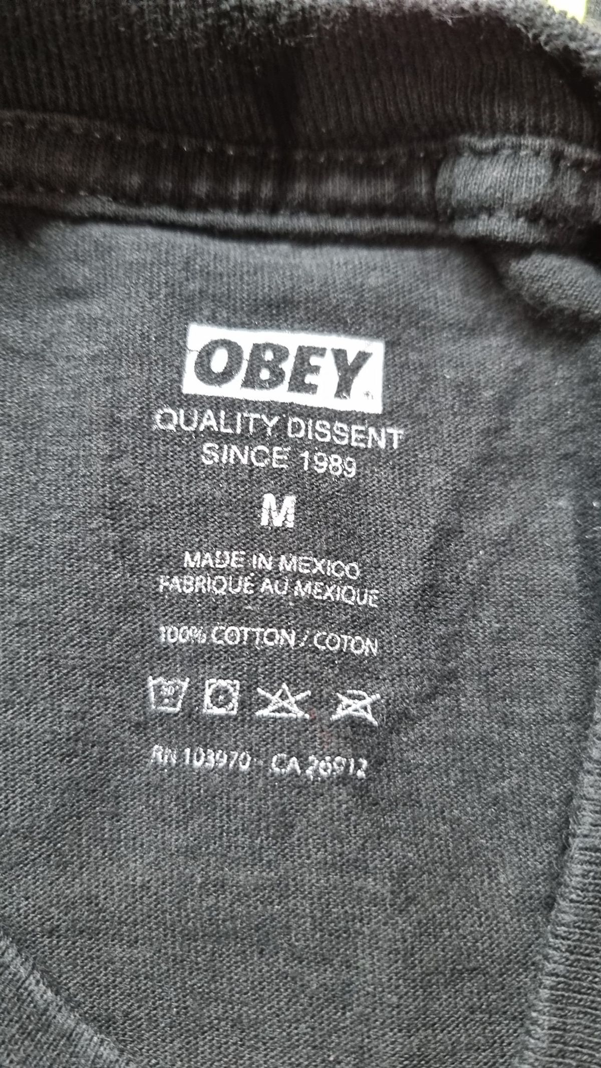 오베이(OBEY) 반소매 티셔츠 M
