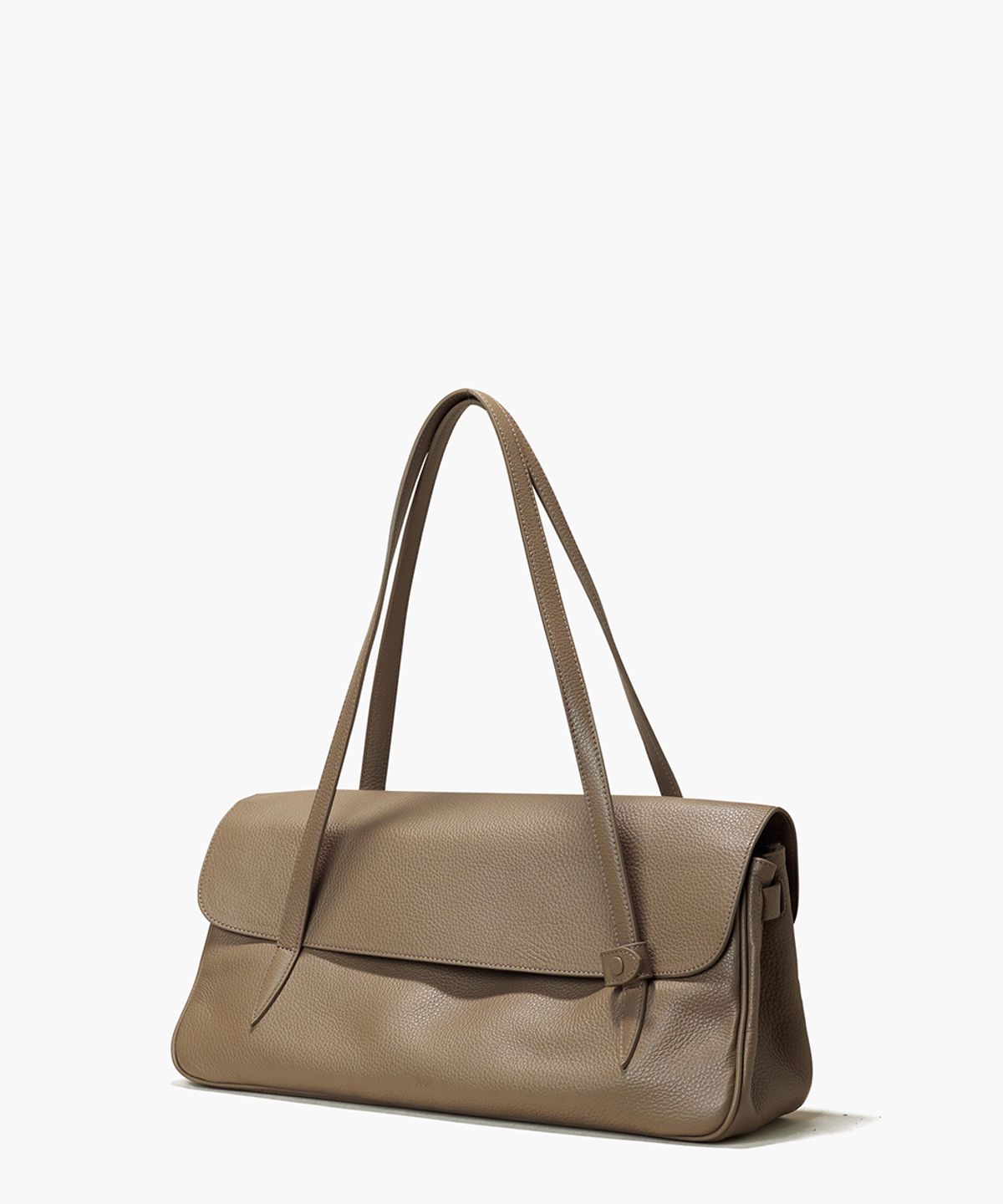 플로르(FLOR) 윌로 플루트 플랩백 Willo Flute Flap Bag Taupe