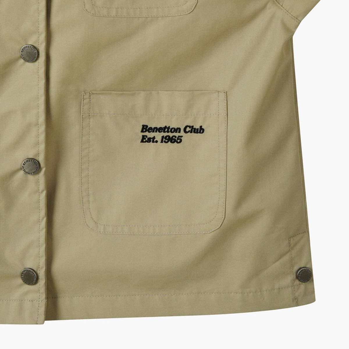 베네통키즈(BENETTONKIDS) 힙스터 화섬 워크자켓_QAJK04641BG